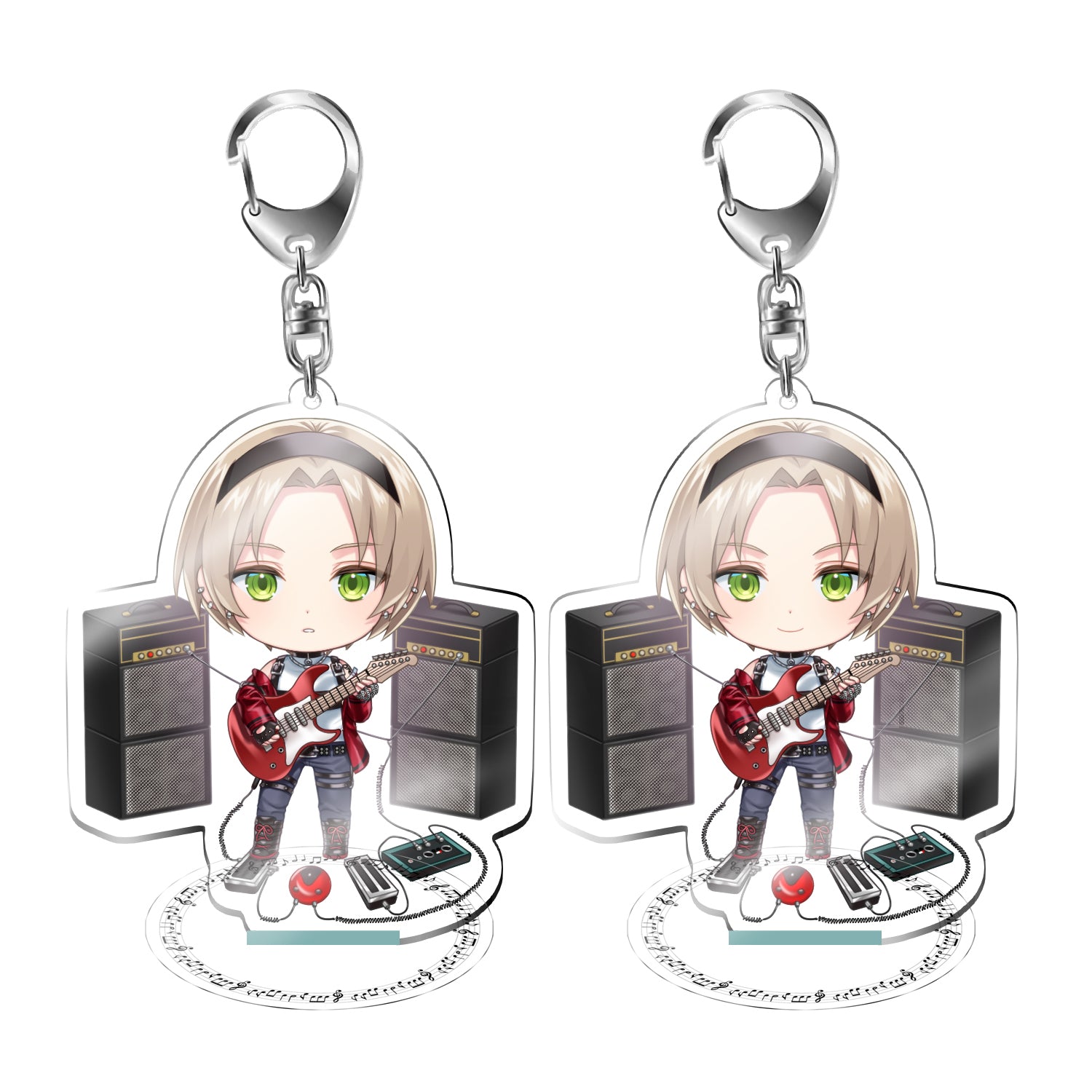 Synthesizer V ANRI♂ - Clear Acrylic Keychain + Standee