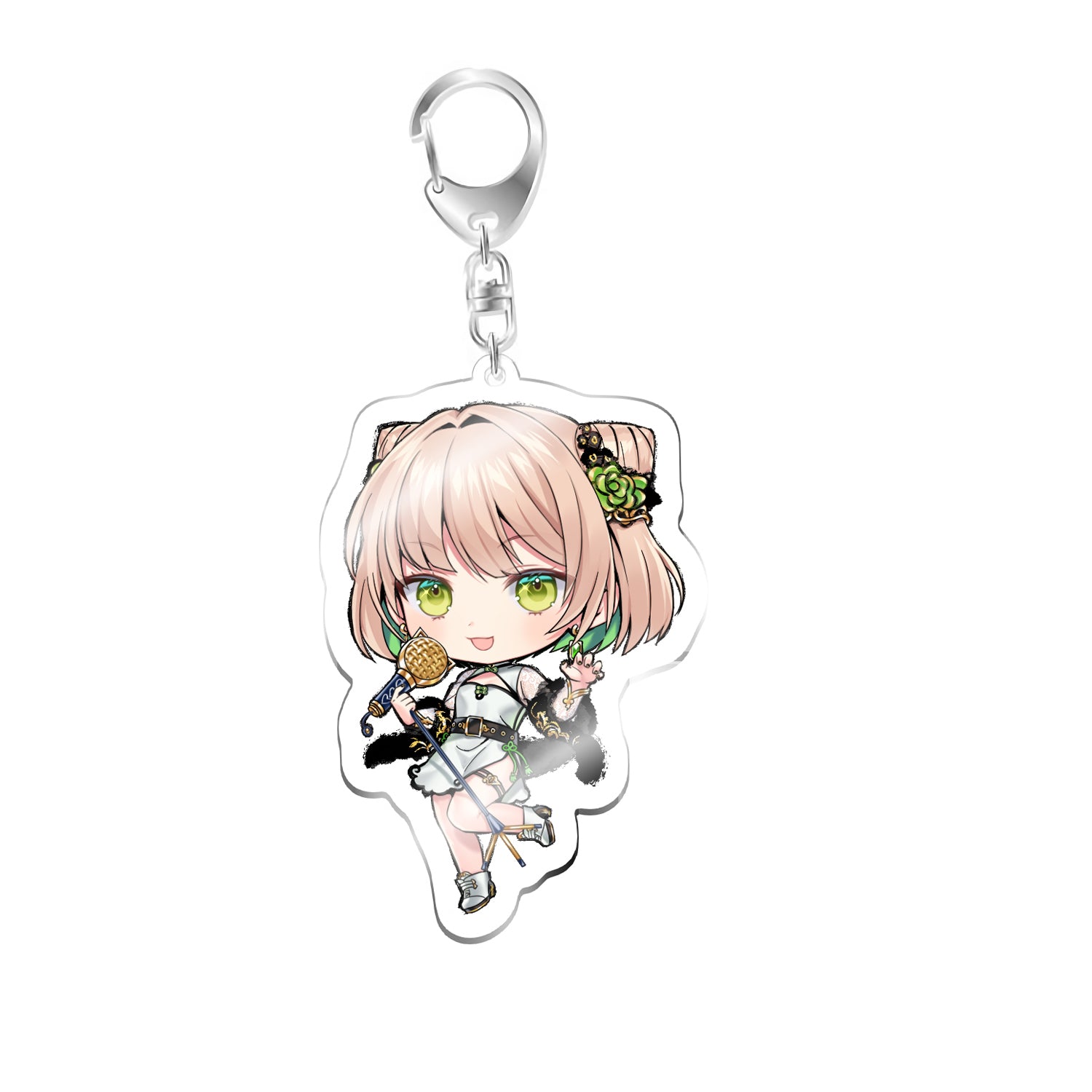 Synthesizer V ANRI - Qipao Version Clear Acrylic Keychain