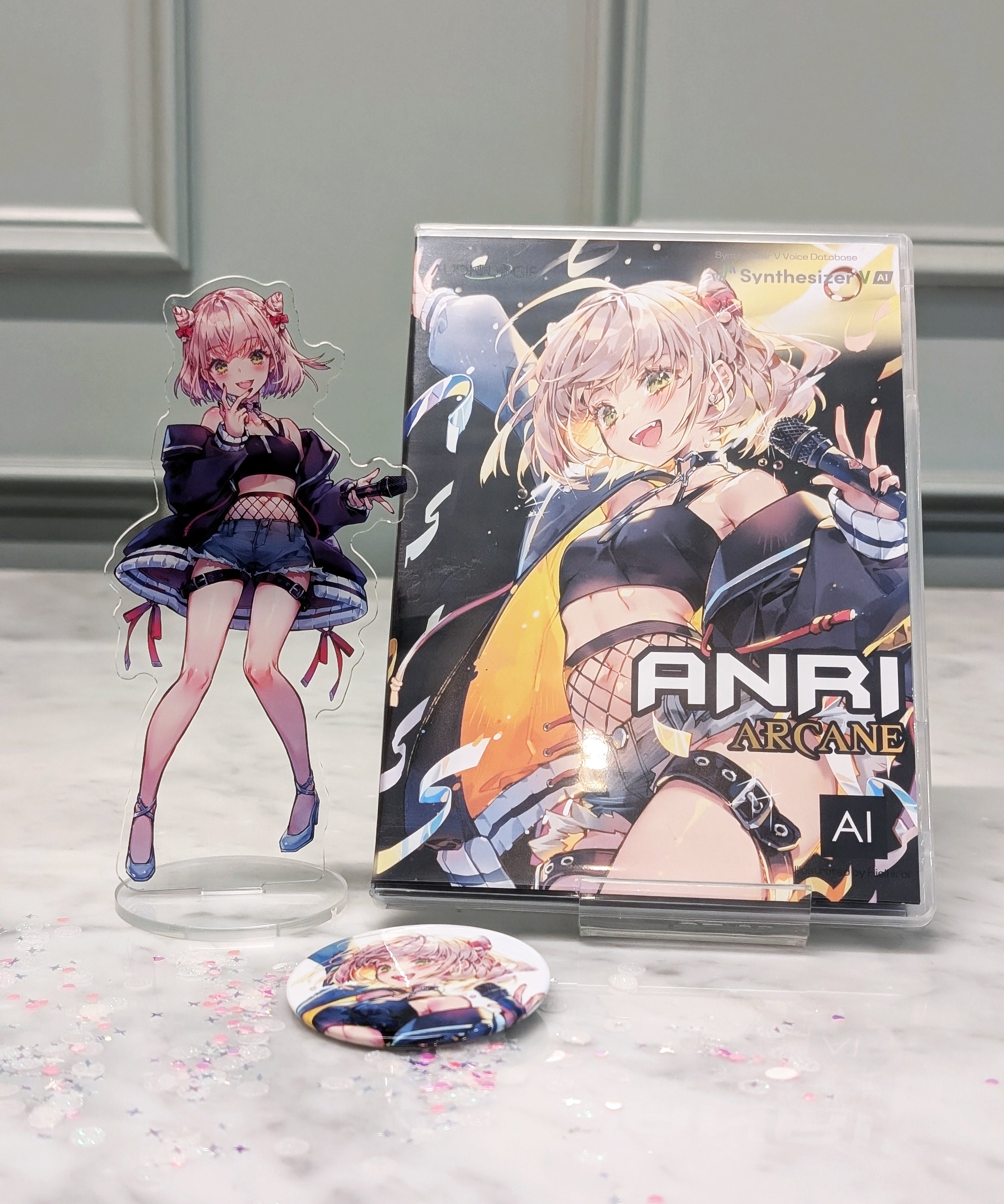 Synthesizer V ANRI Arcane Physical Box & Merchandise (No Software)