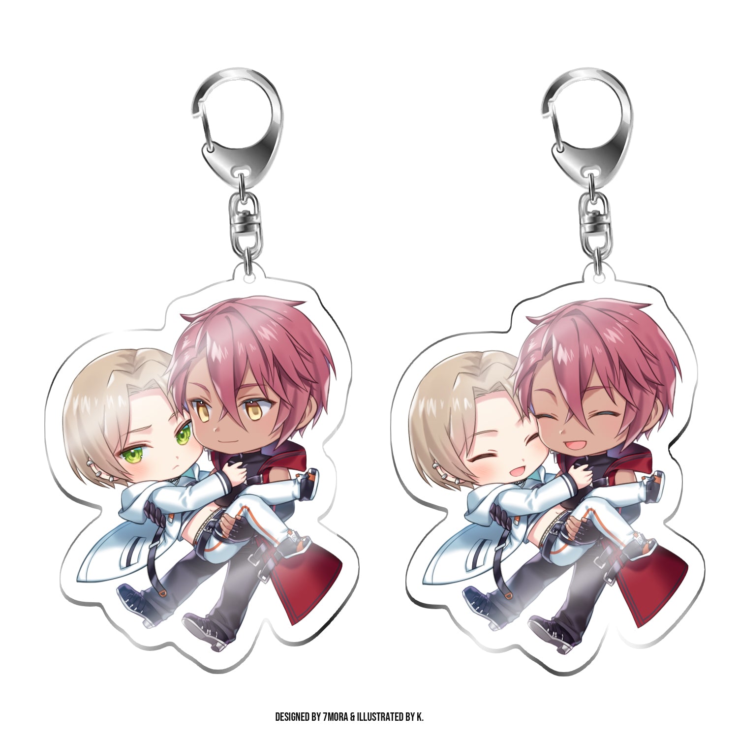 Synthesizer V JUN Birthday Charm - Clear Acrylic Keychain