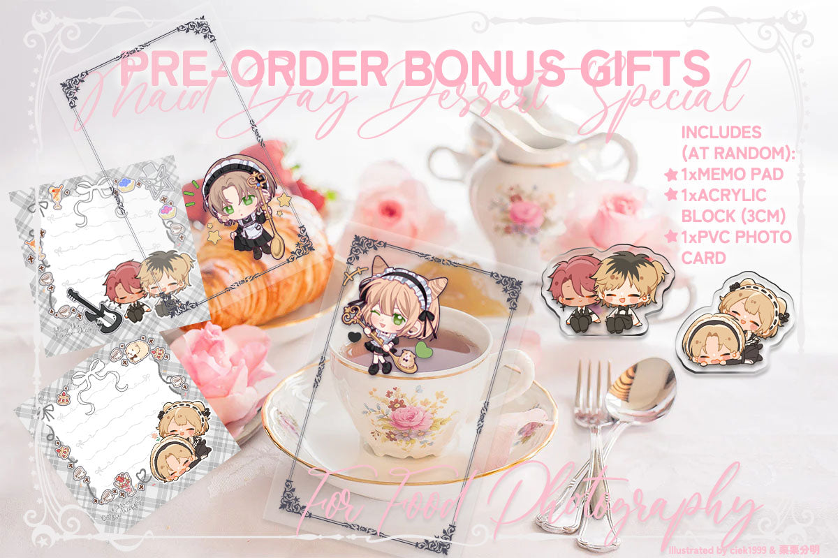 AO Cafe Maid Day Merchandise Set