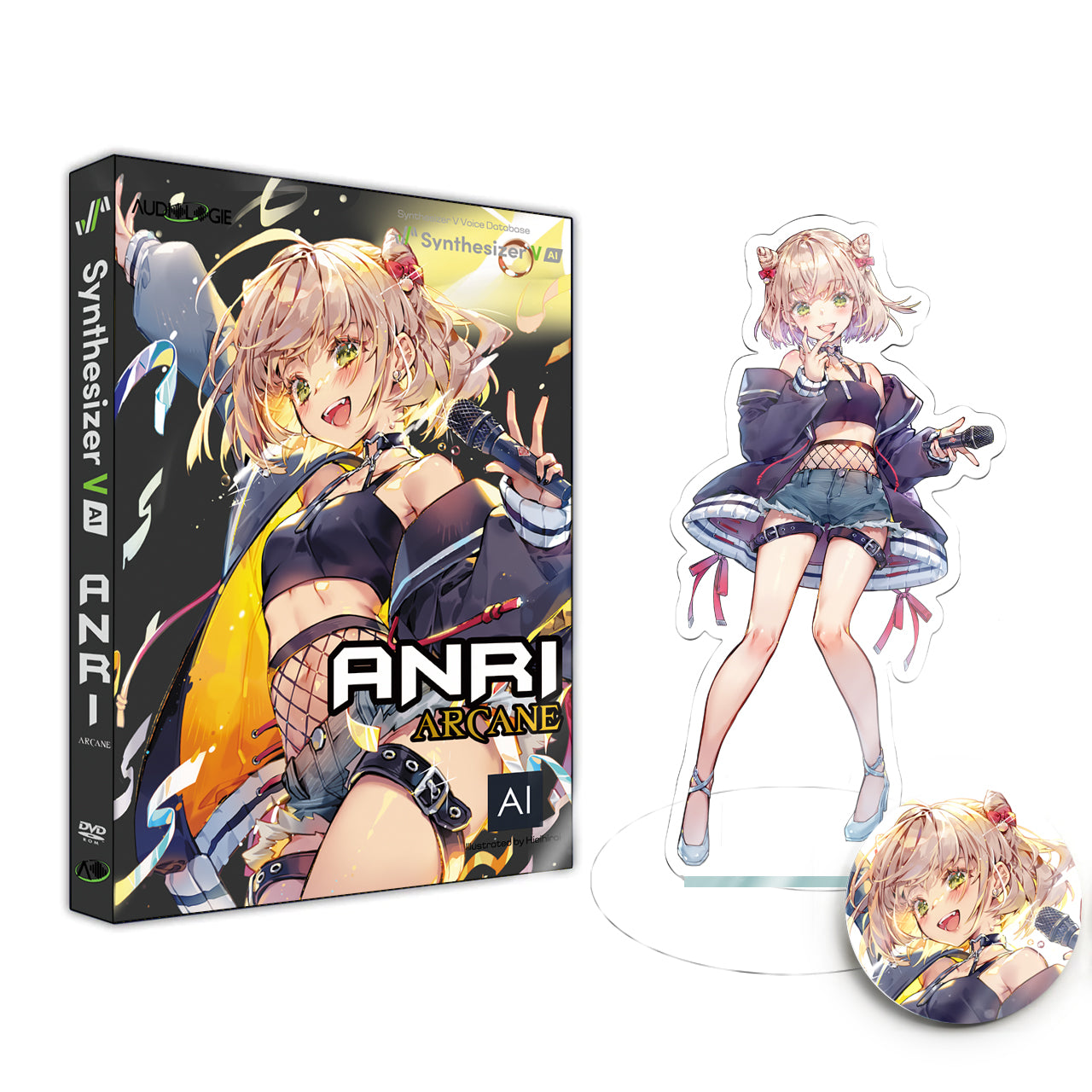 Synthesizer V ANRI Arcane Physical Box & Merchandise (No Software)