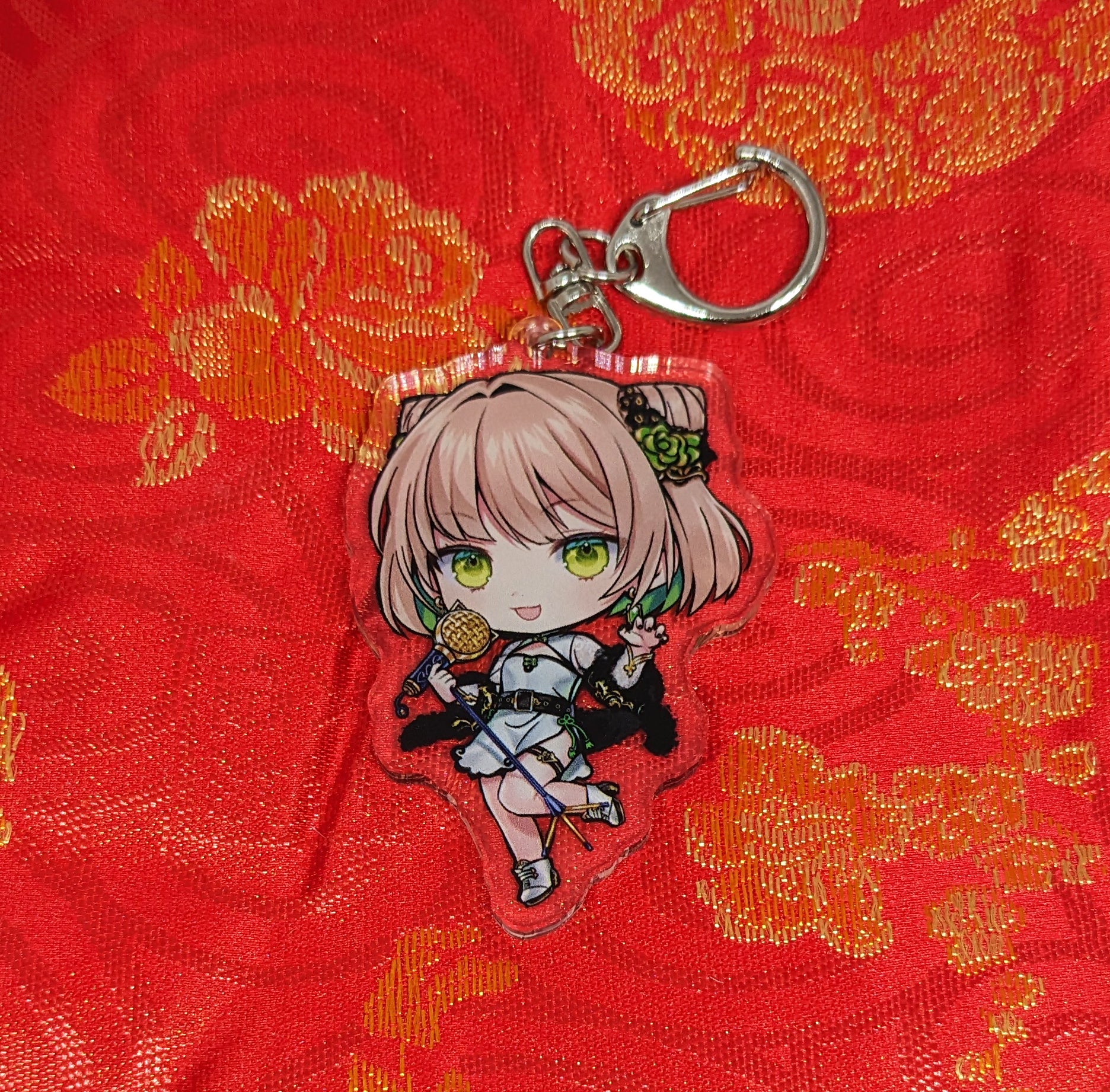 Synthesizer V ANRI - Qipao Version Clear Acrylic Keychain