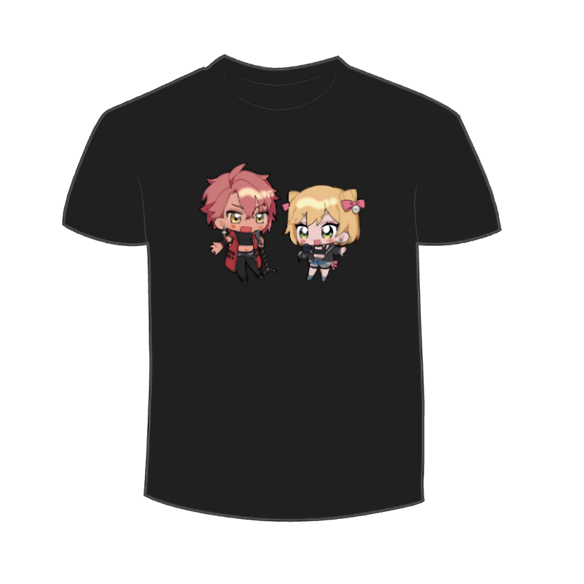 Synthesizer V ANRI & JUN Crew Neck Cotton T-Shirt