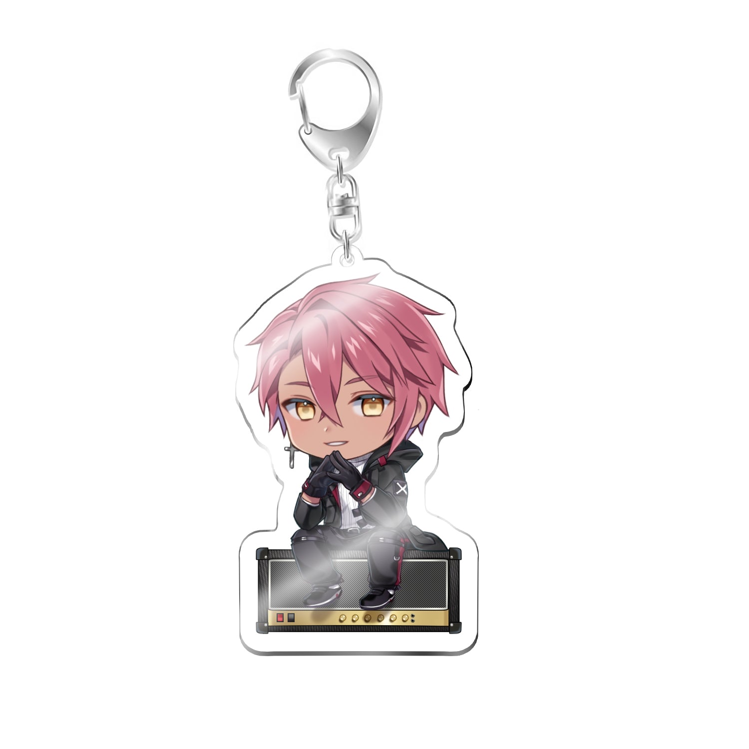 Synthesizer V JUN - Sitting Clear Acrylic Keychain