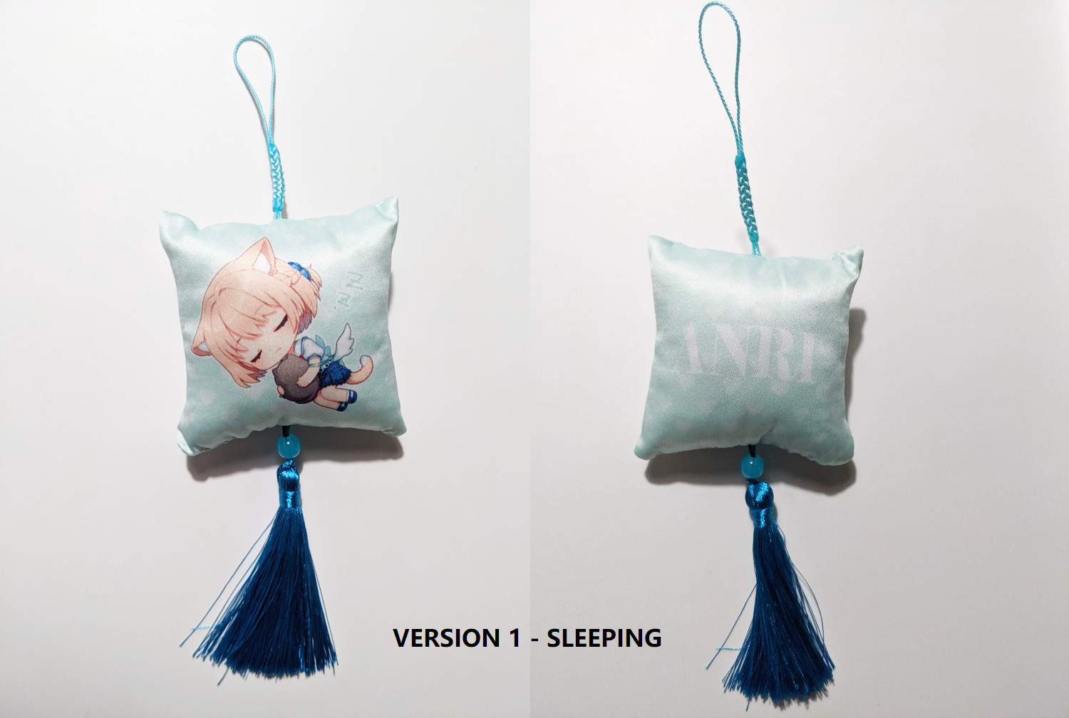 Synthesizer V ANRI Stuffed Mini Pillow Tassel Charm