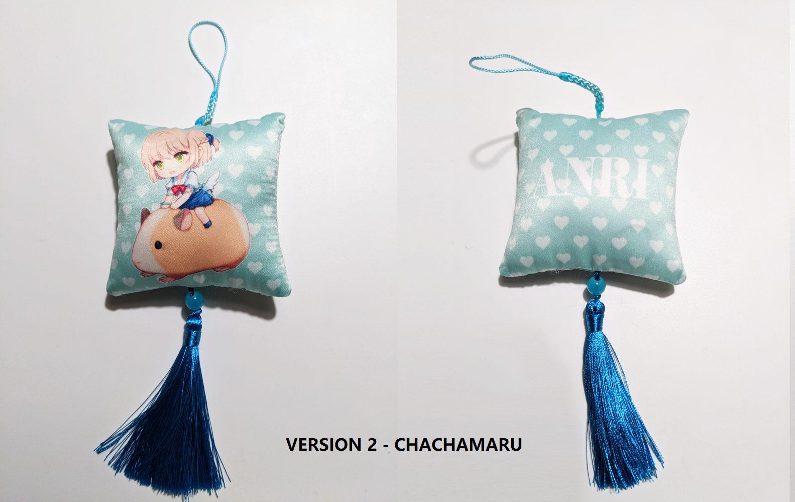 Synthesizer V ANRI Stuffed Mini Pillow Tassel Charm