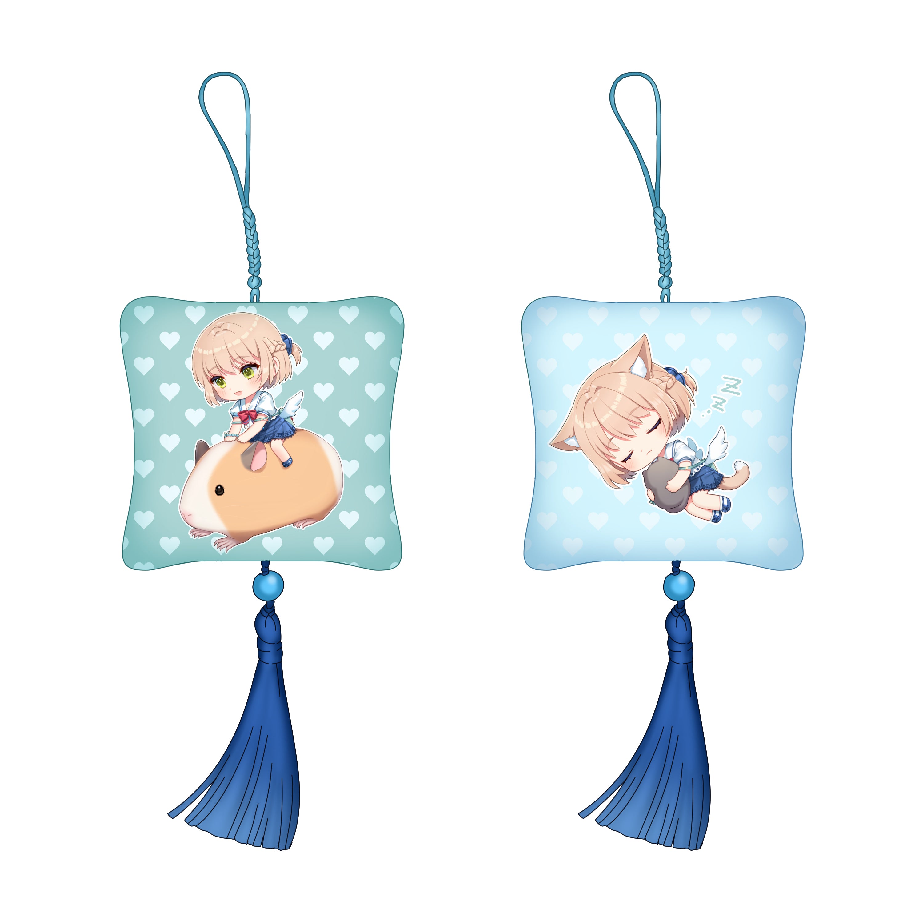 Synthesizer V ANRI Stuffed Mini Pillow Tassel Charm
