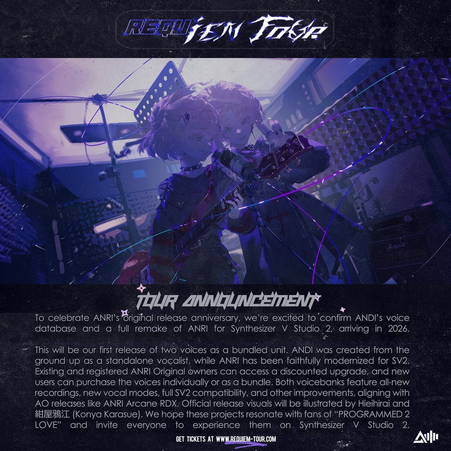 Announcing New SV2 Voices for ANRI Anniversary Project: REQUIEM TOUR