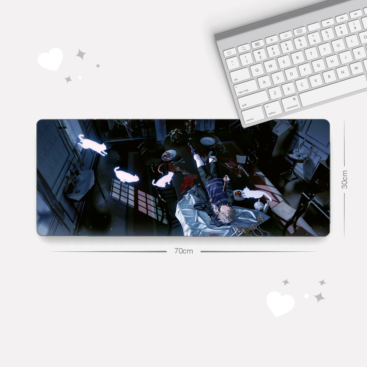 ANRI, ANDI 'Midnight Mass' Merchandise Set - XL Gaming Desk Mat, Badge