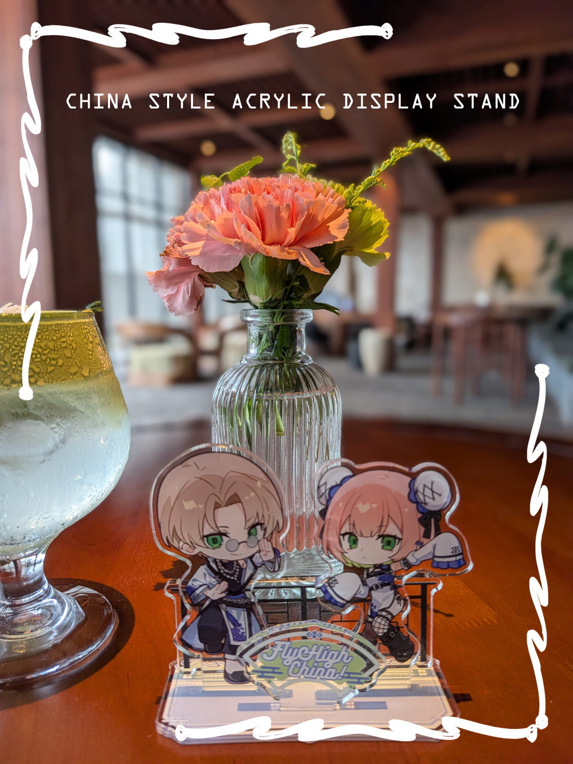 China Style Version: ANRI & ANDI Acrylic Standee Board + Sticker Gift