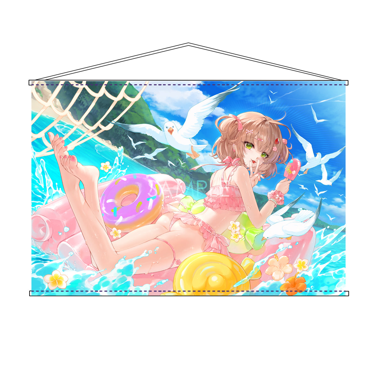 Synthesizer V ANRI Summer Edition - Large Fabric Wall Scroll B2 [53cm x 73cm  / 21'' x 32"]