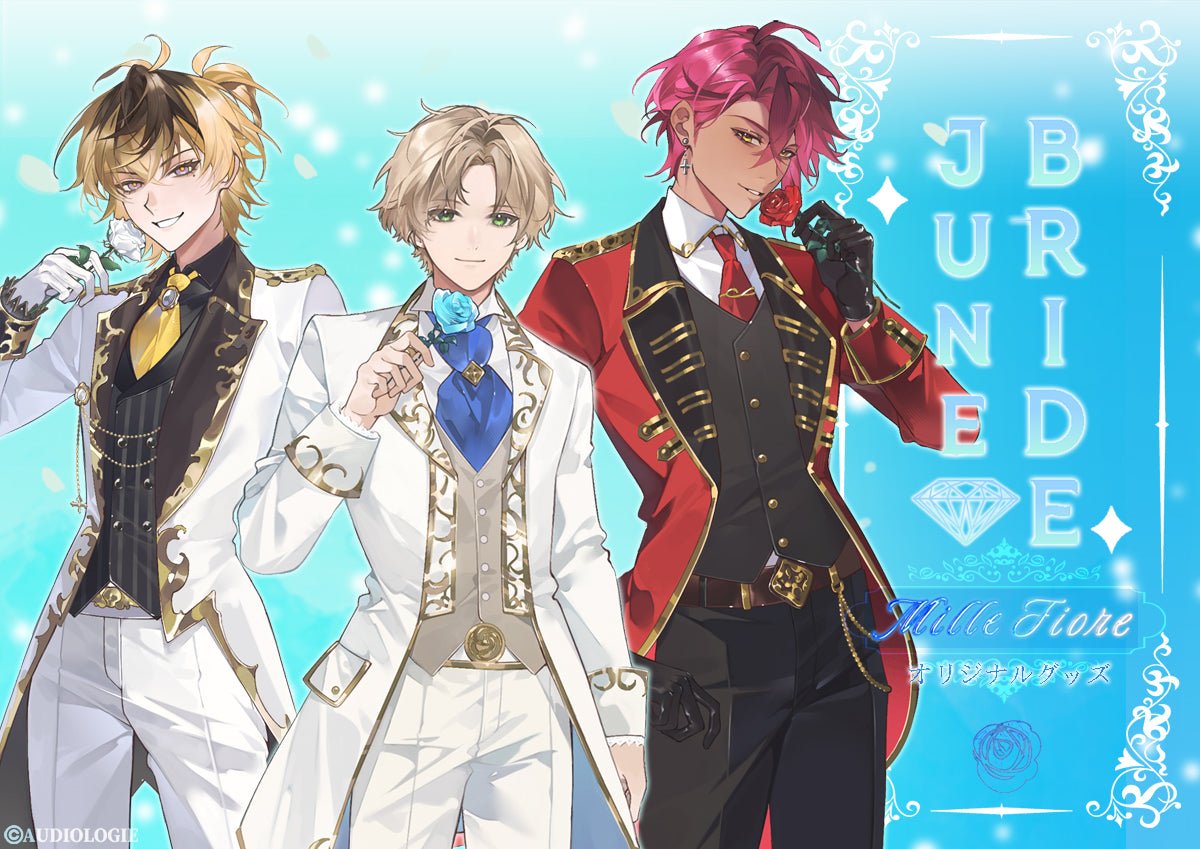 "Mille Fiore" June Bride (Male Ver.) Acrylic Stand & Badge Set + Bonus Gifts
