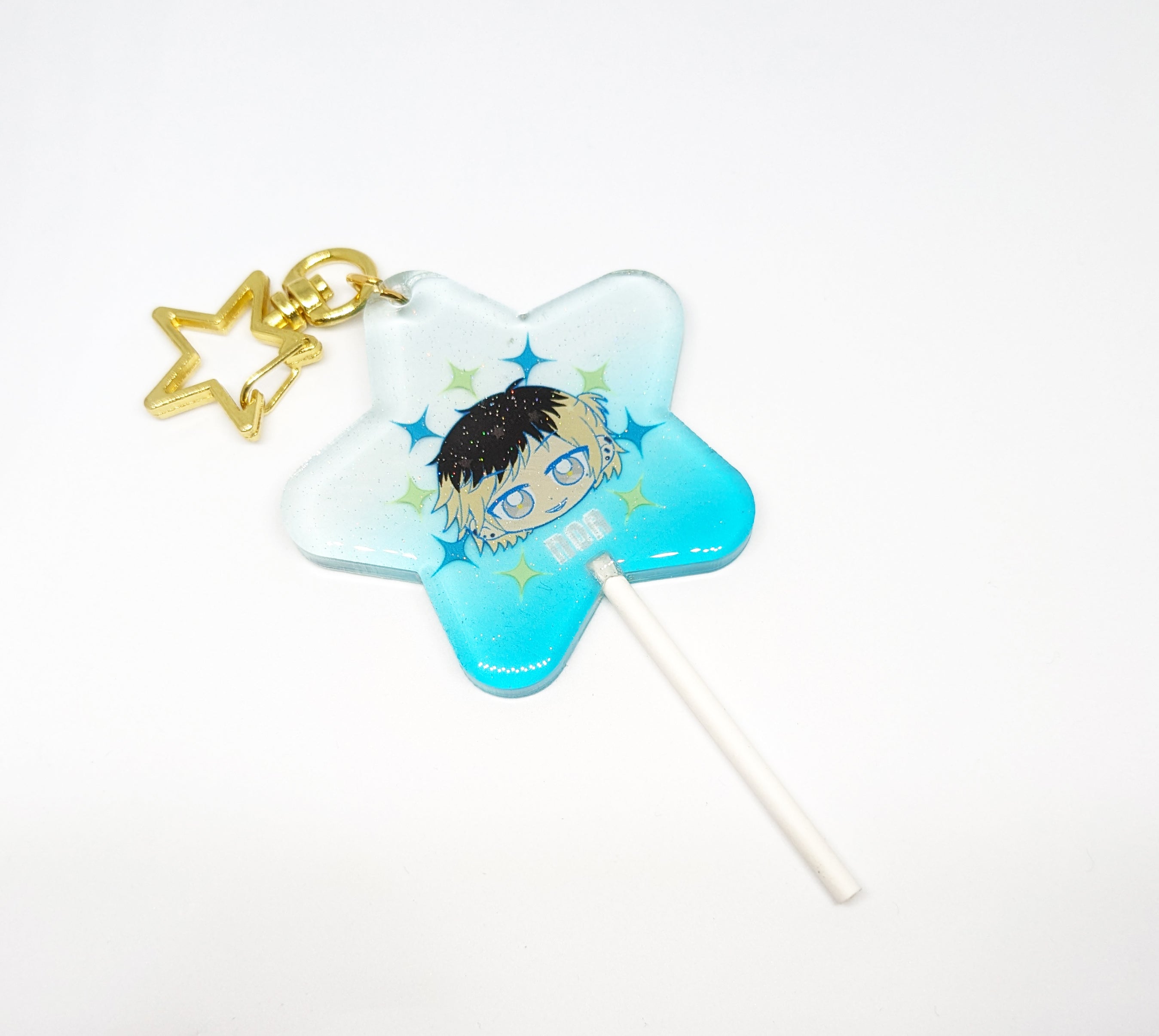 Synthesizer V ANRI, JUN, NOA - Epoxy Lollipop Keychains