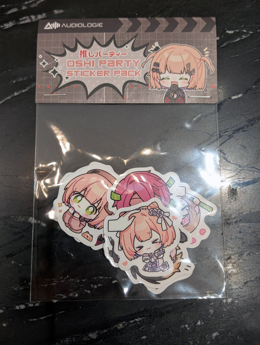 AO Music (推し) Oshi Party Sticker Set  + BONUS Digital Download