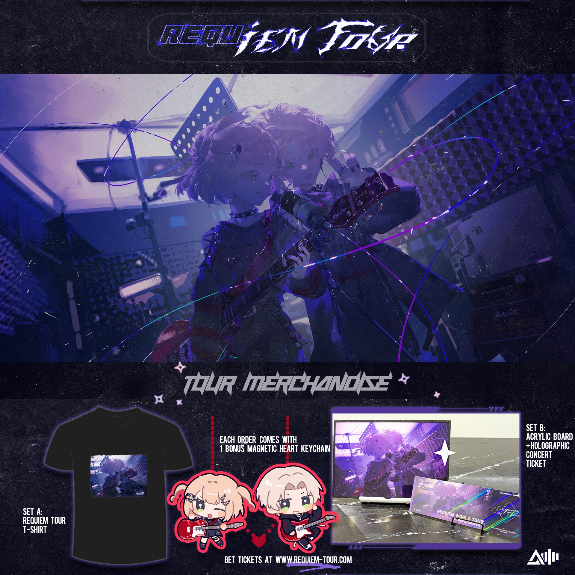 REQUIEM TOUR:  ANRI & ANDI CONCERT MERCHANDISE